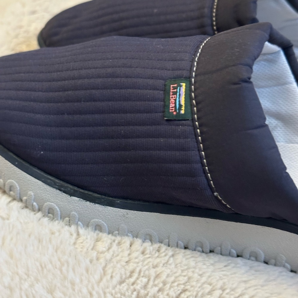 L.L. Bean Blue Slip-On Loafers